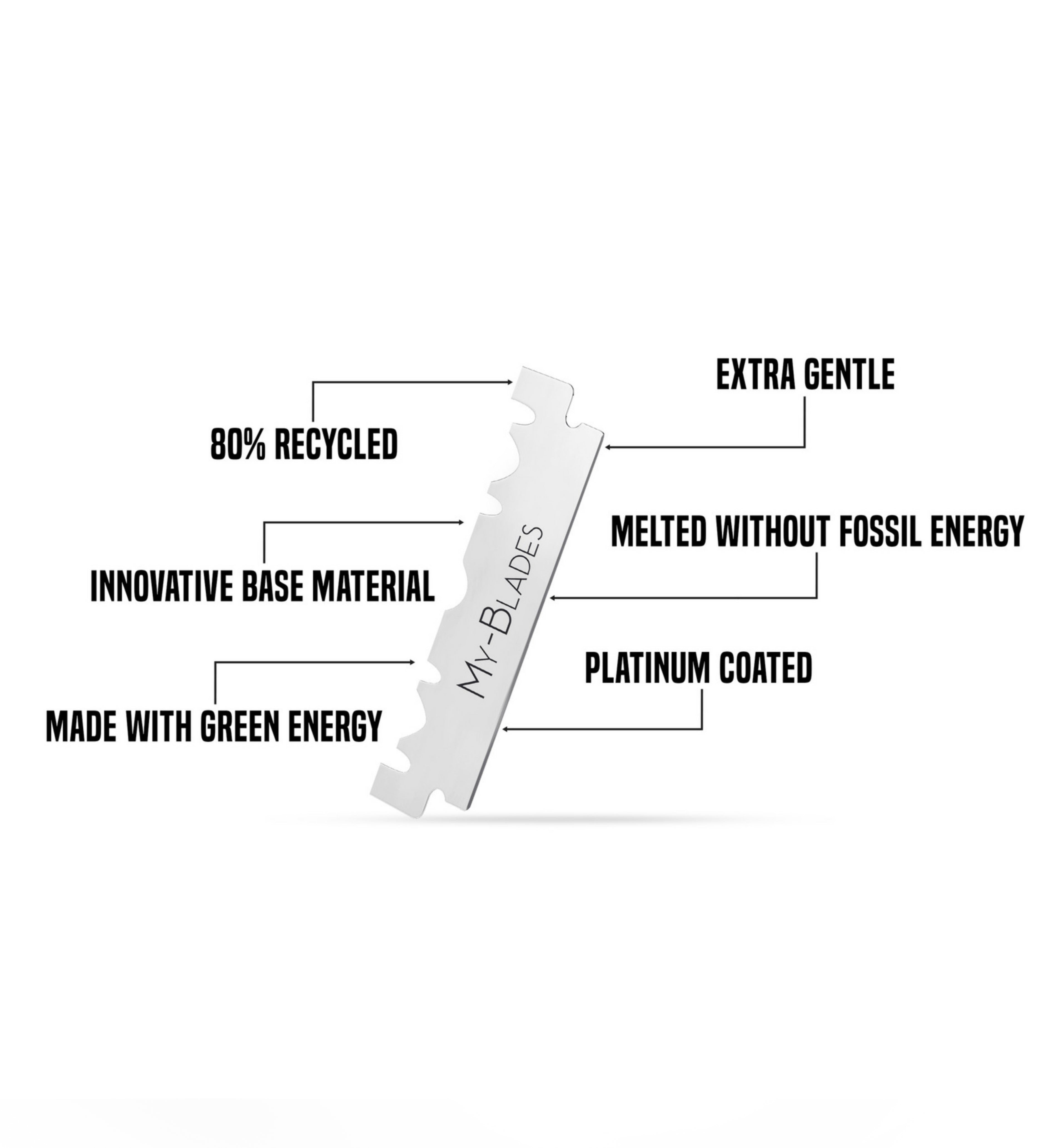 PLATINUM SINGLE EDGE RAZOR BLADES X100